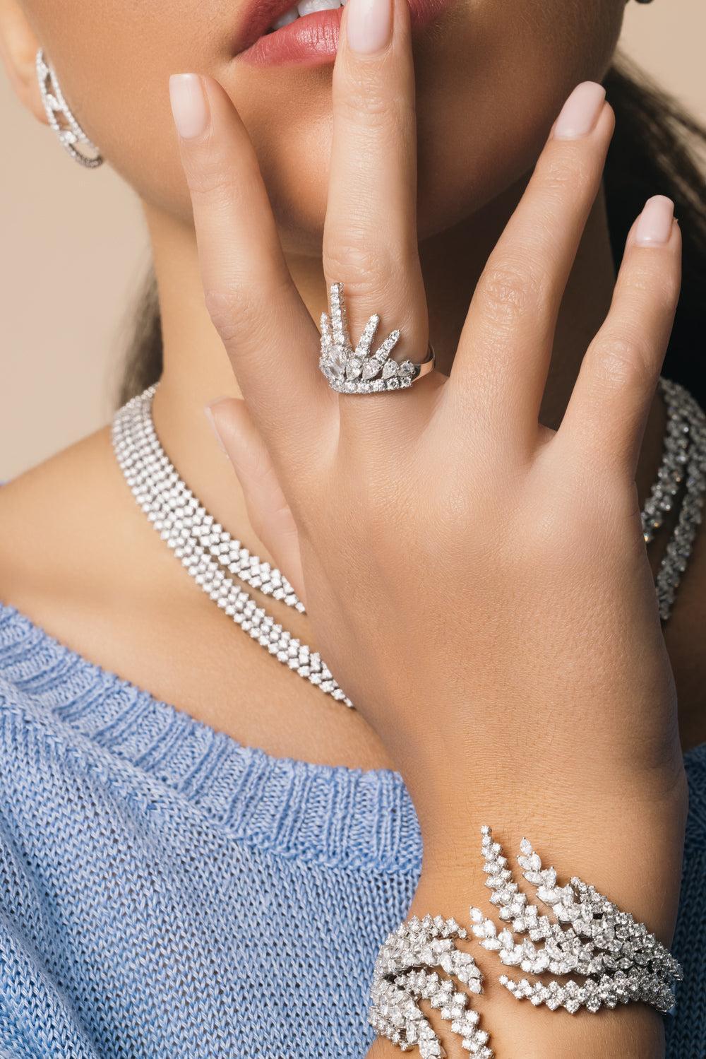 Diamond Crown Y-Not Ring - Image 2