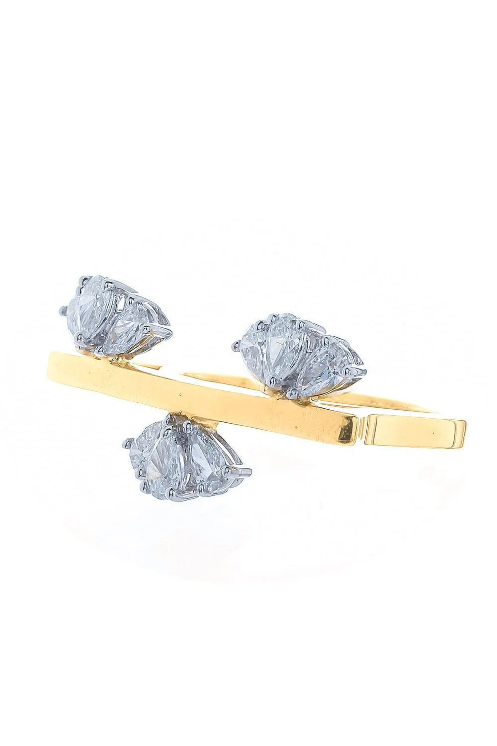 Diamond Line Bar Ring - Image 5