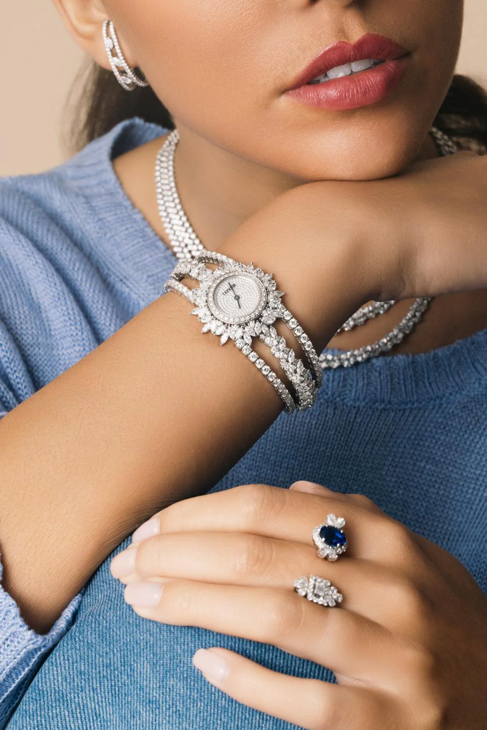 Diamond Three Band Y-Momento Watch - Image 2