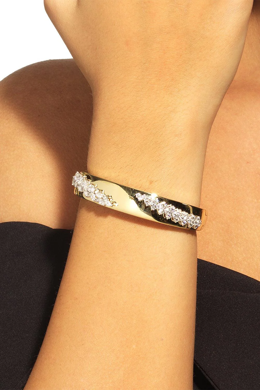Golden Strada Bangle Bracelet - Image 2