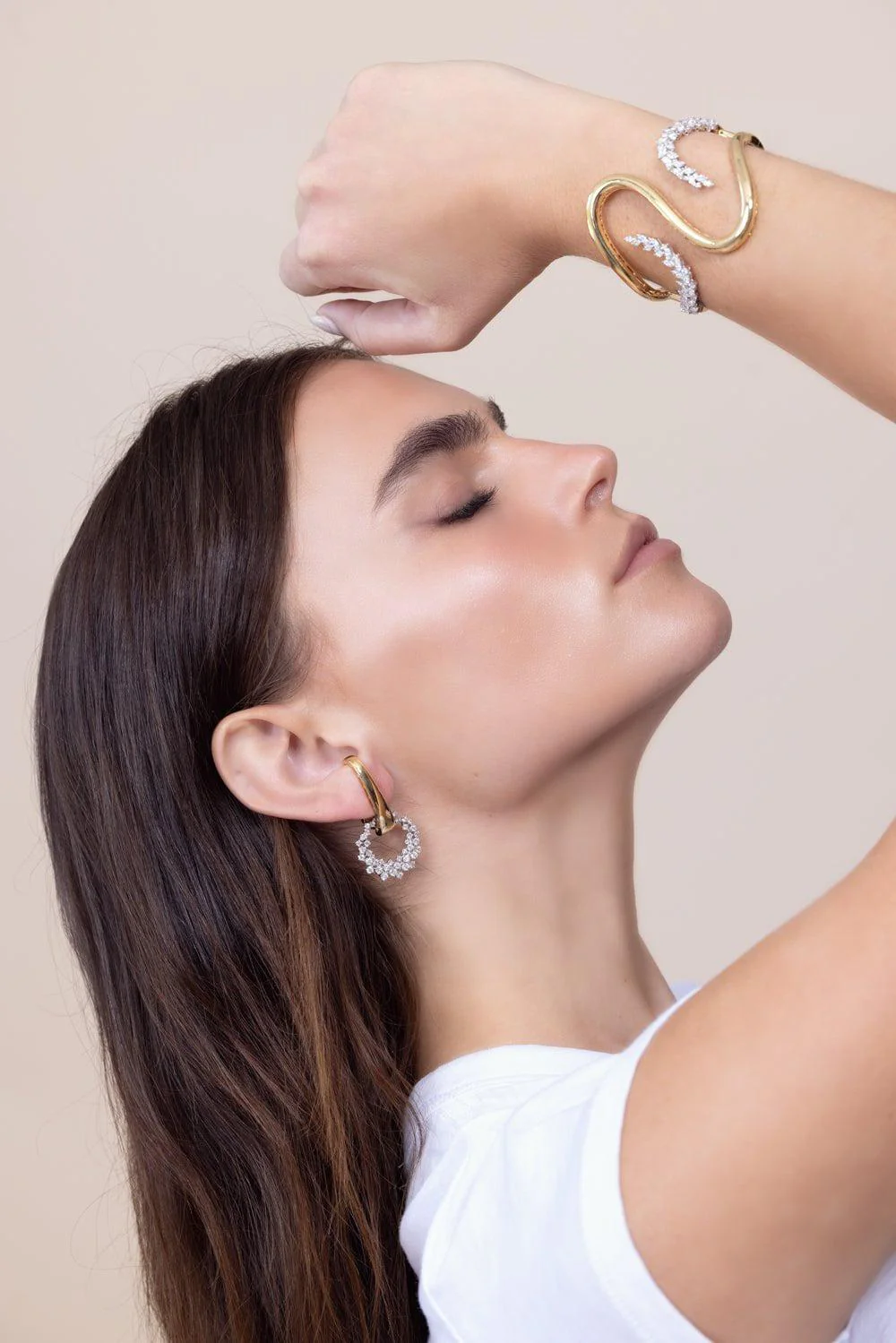Golden Strada Bangle Bracelet - Image 3