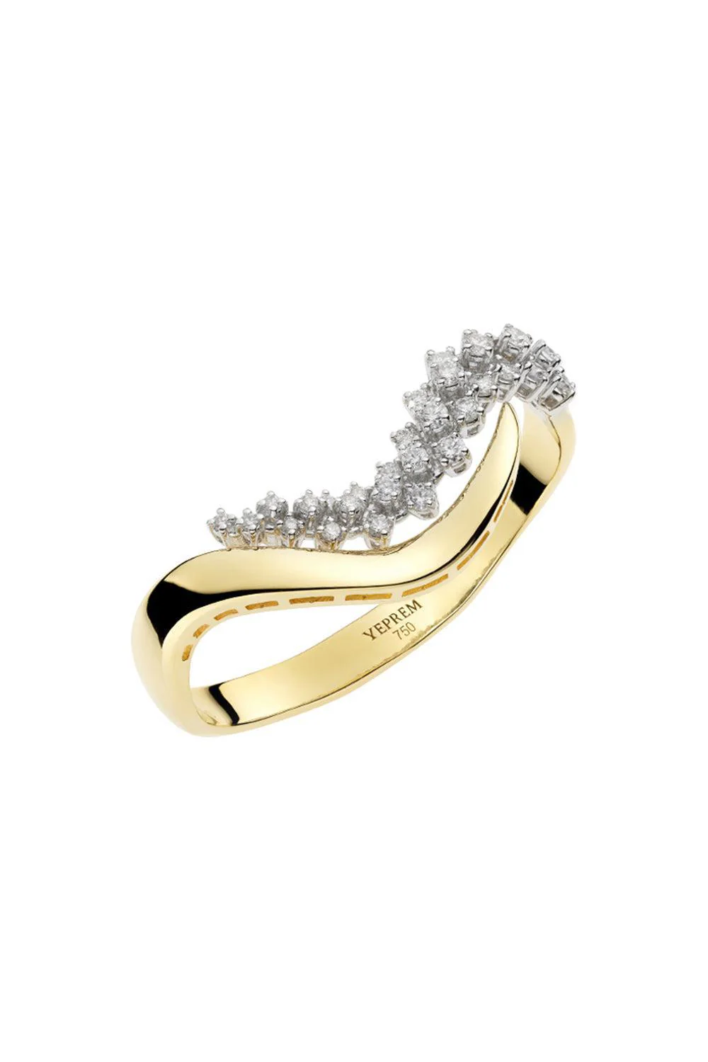 Golden Strada Double Wrap Ring