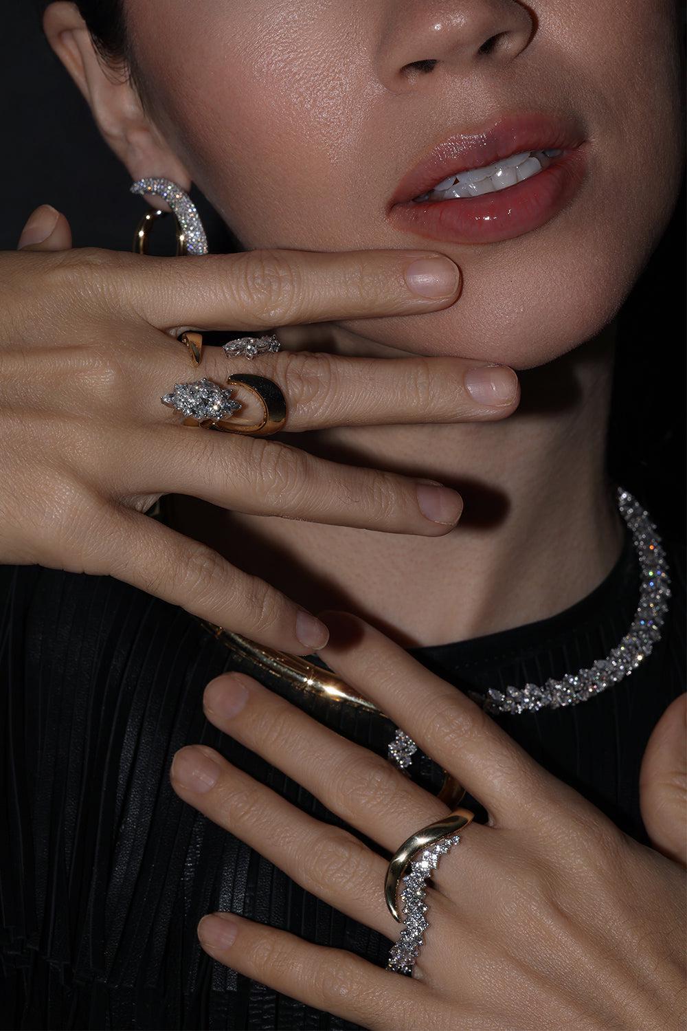 Golden Strada Double Wrap Ring - Image 3