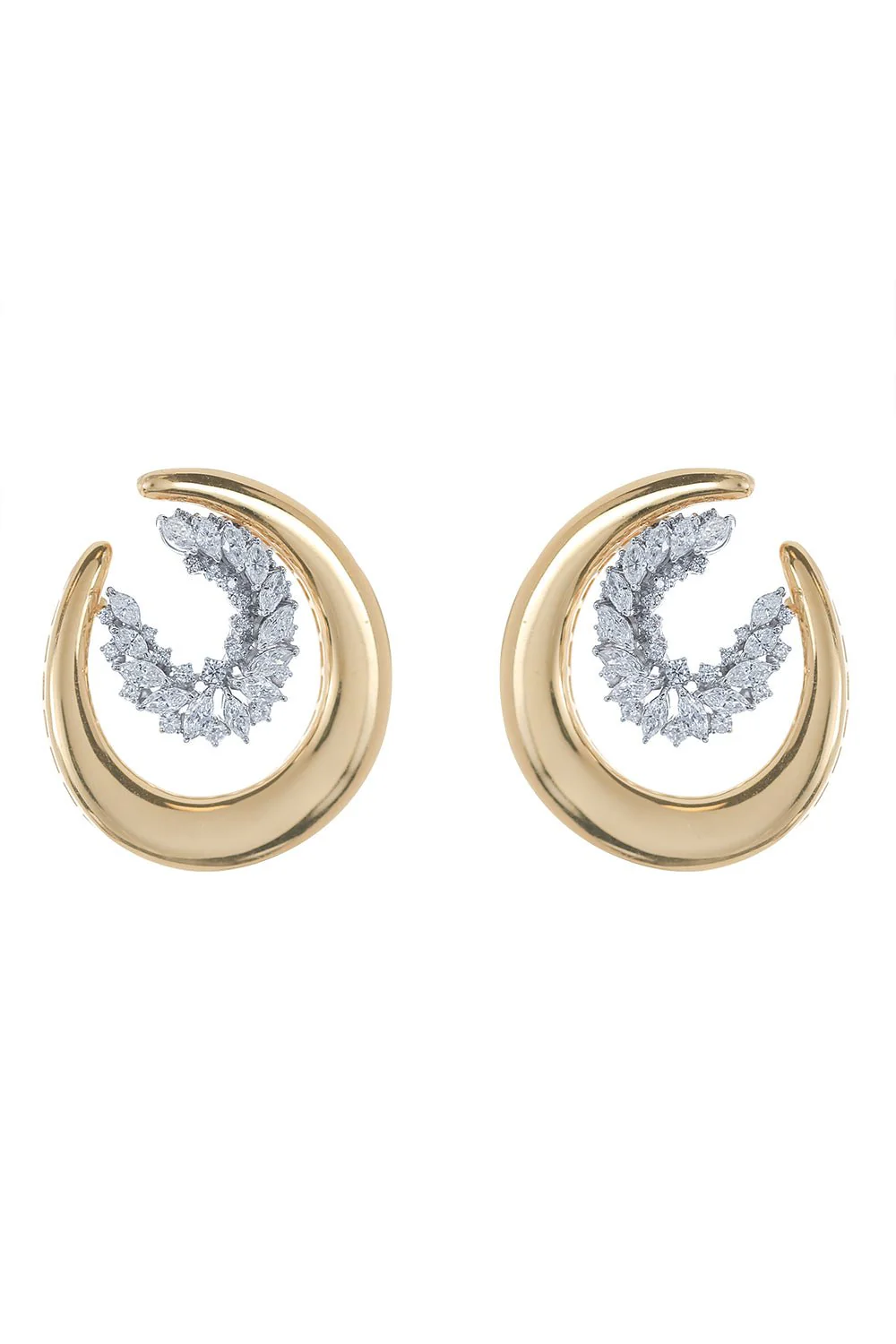 Golden Strada Drop Earrings