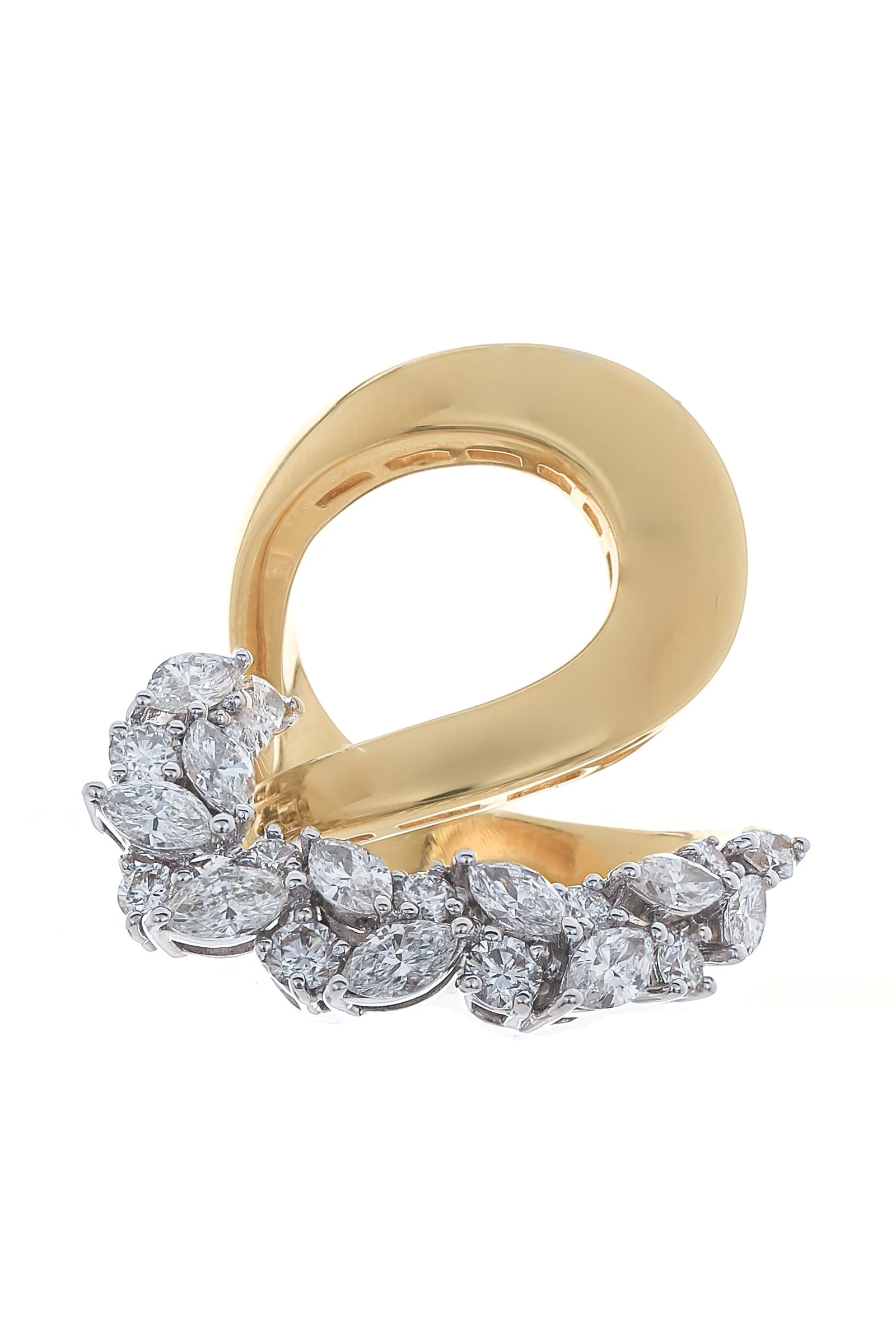 Golden Strada Open Loop Ring