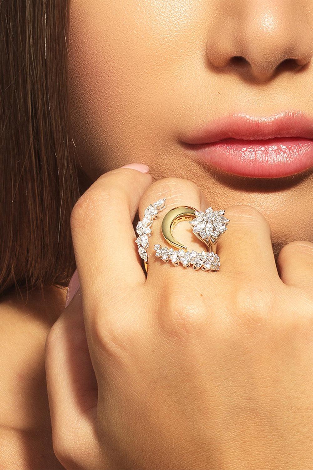 Golden Strada Stackable Ring - Image 2