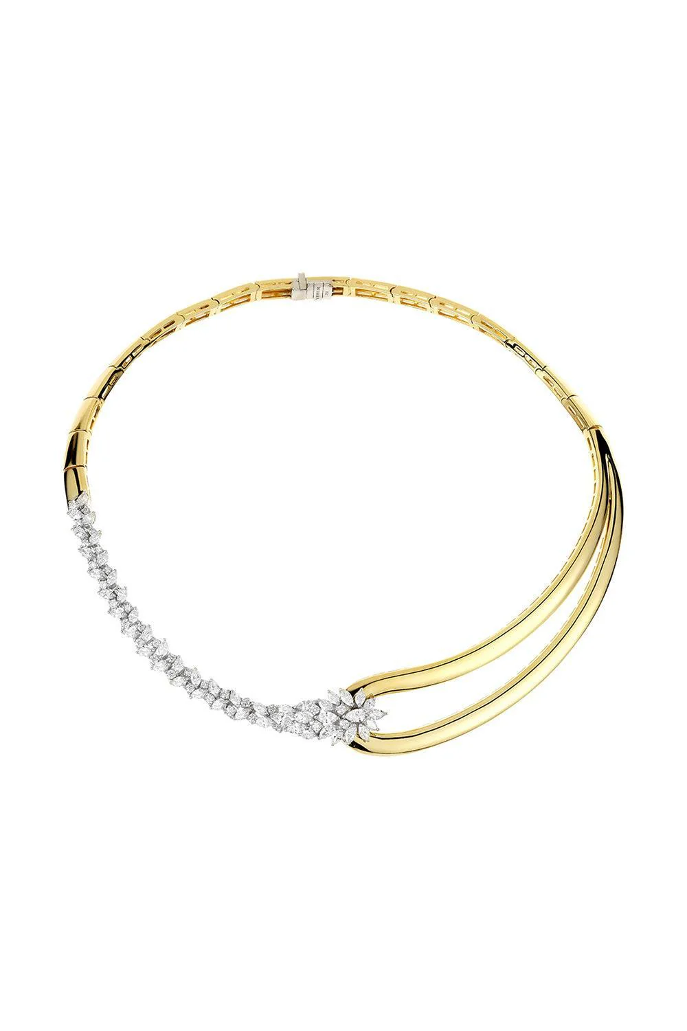 Golden Strada Statement Necklace