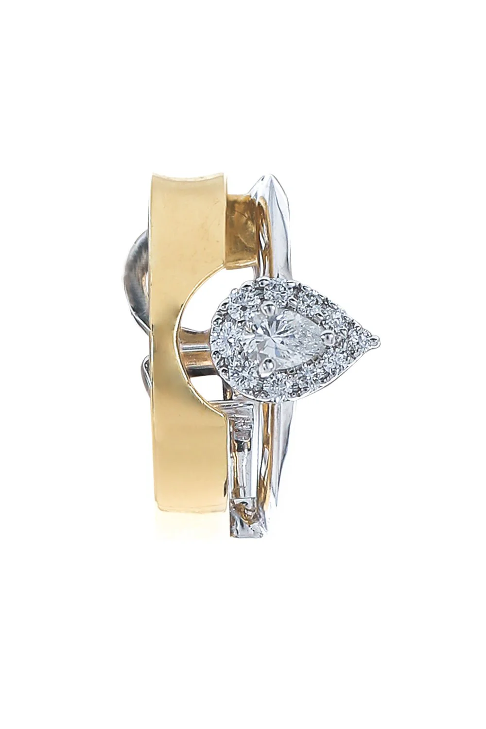Raindrop Diamond Ear Cuff