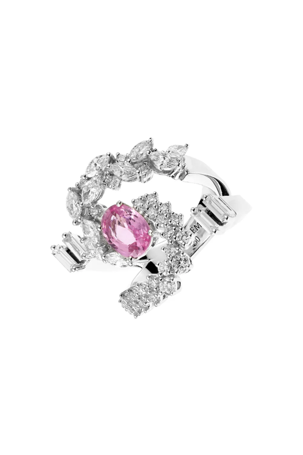 Reign Supreme Pink Sapphire Stackable Ring