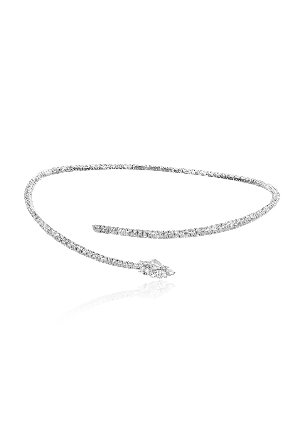 Y-Couture Diamond Choker Necklace
