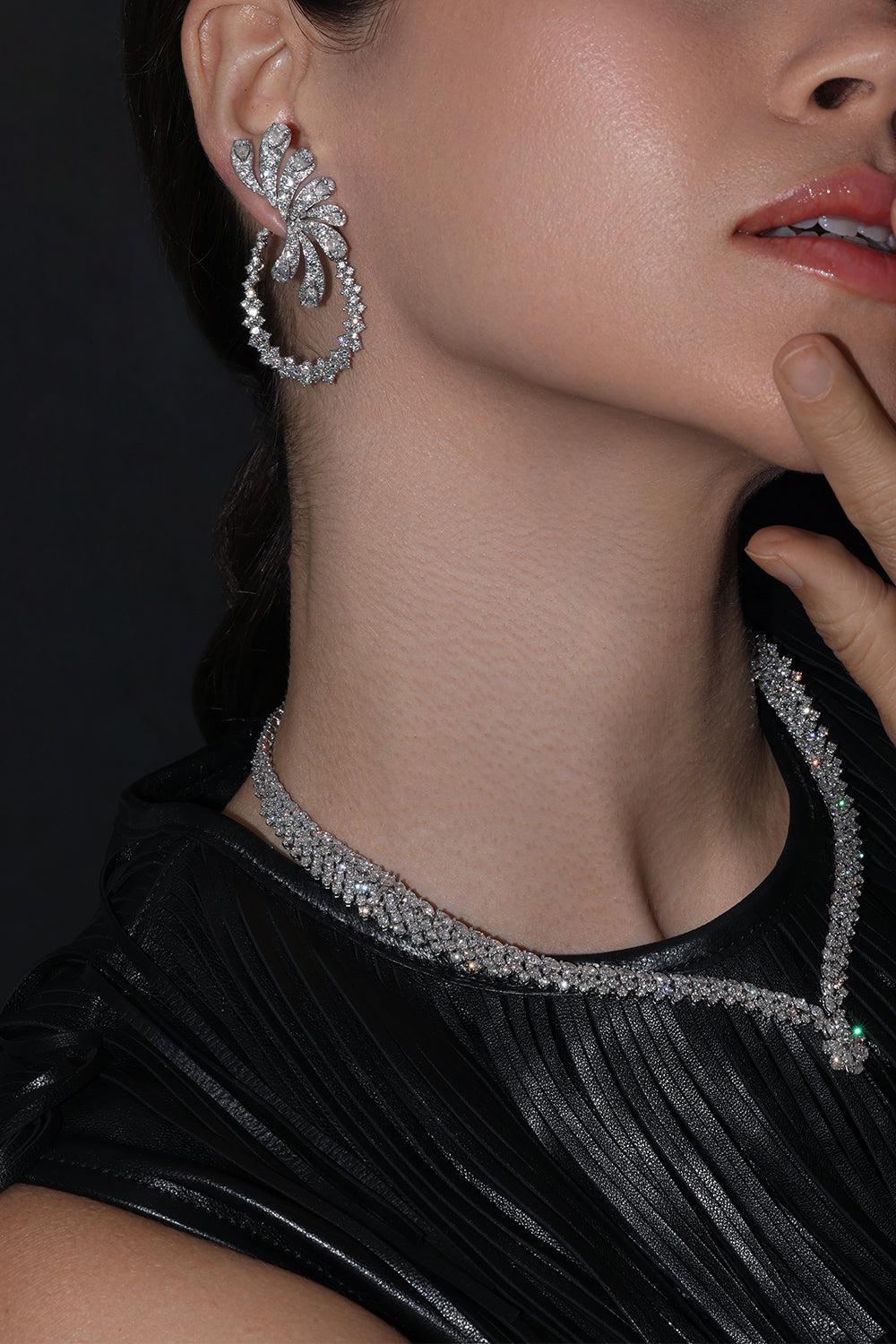 Y-Couture Diamond Earrings - Image 3