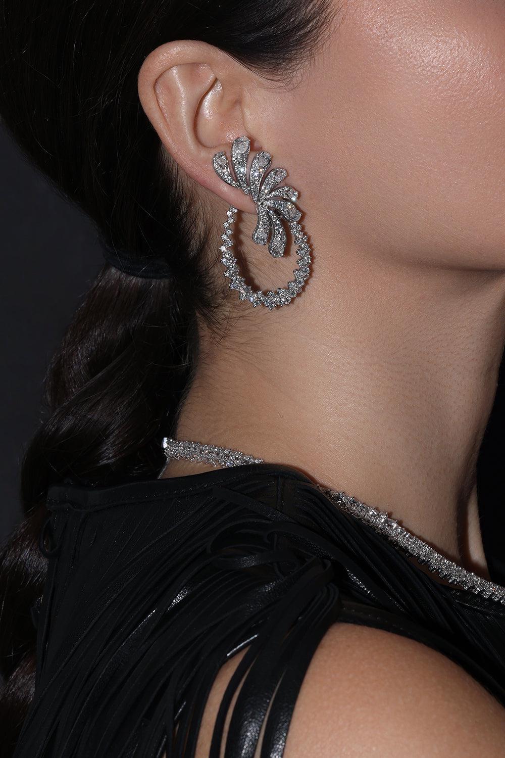 Y-Couture Diamond Earrings - Image 4