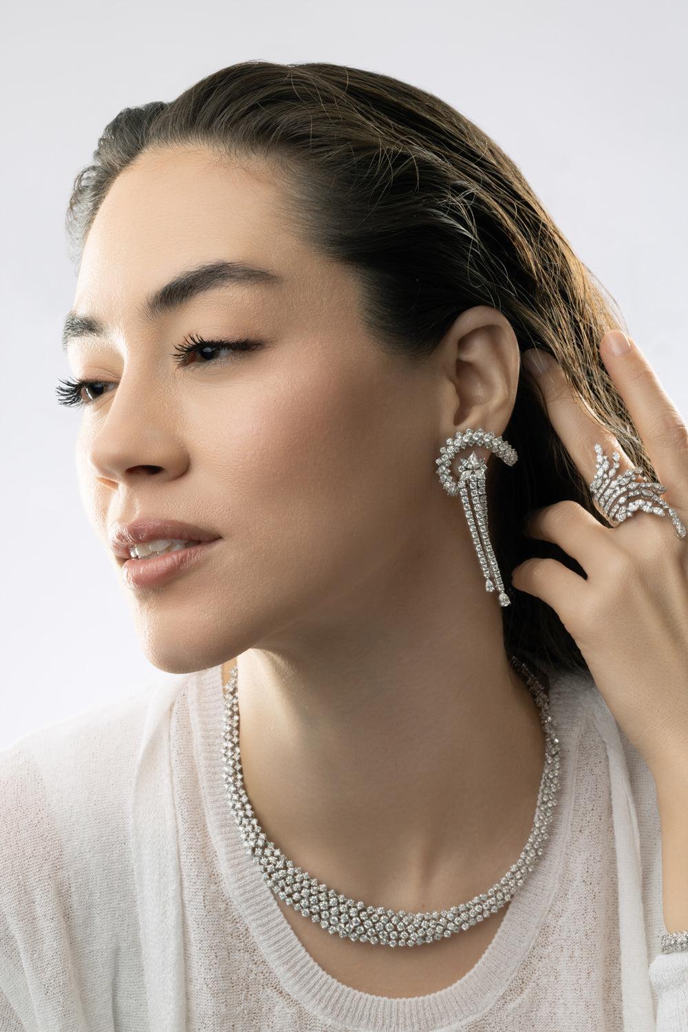 Y-Couture Drop Earrings - Image 3