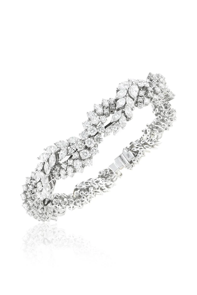 Y-Couture Statement Diamond Bracelet