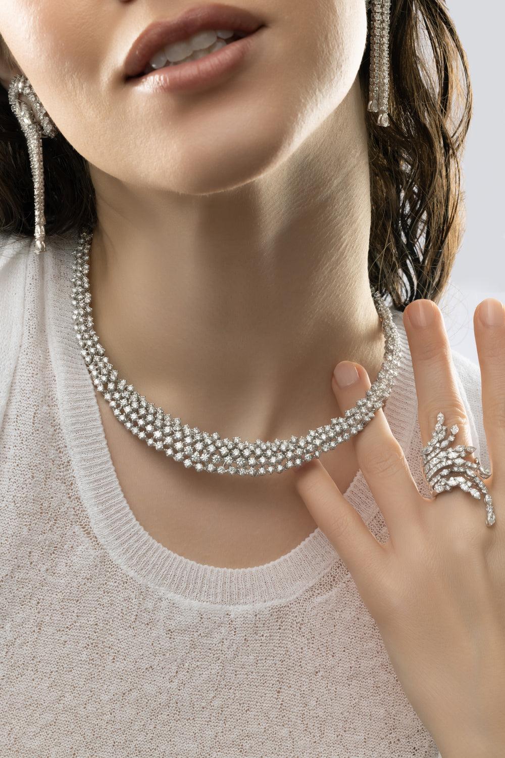 Y-Couture Statement Necklace - Image 2