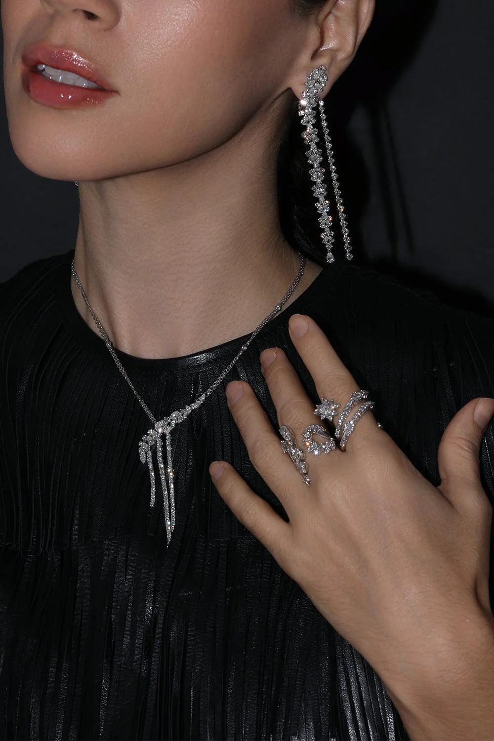 Y-Not Diamond Drop Pendant Necklace - Image 3