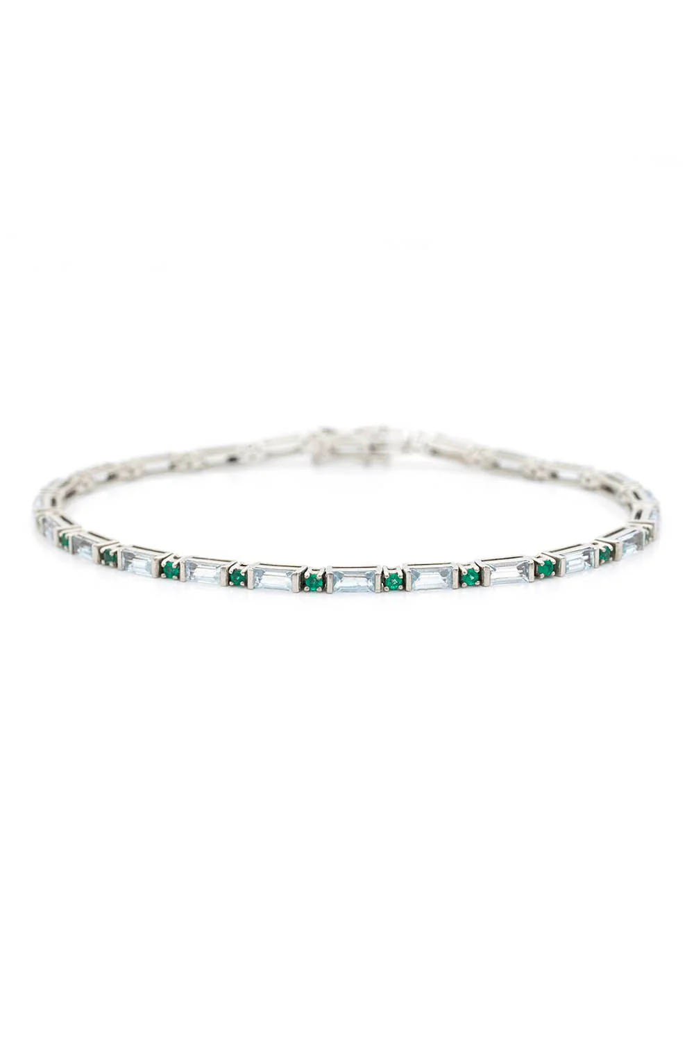Aquamarine Emerald Spring Bracelet