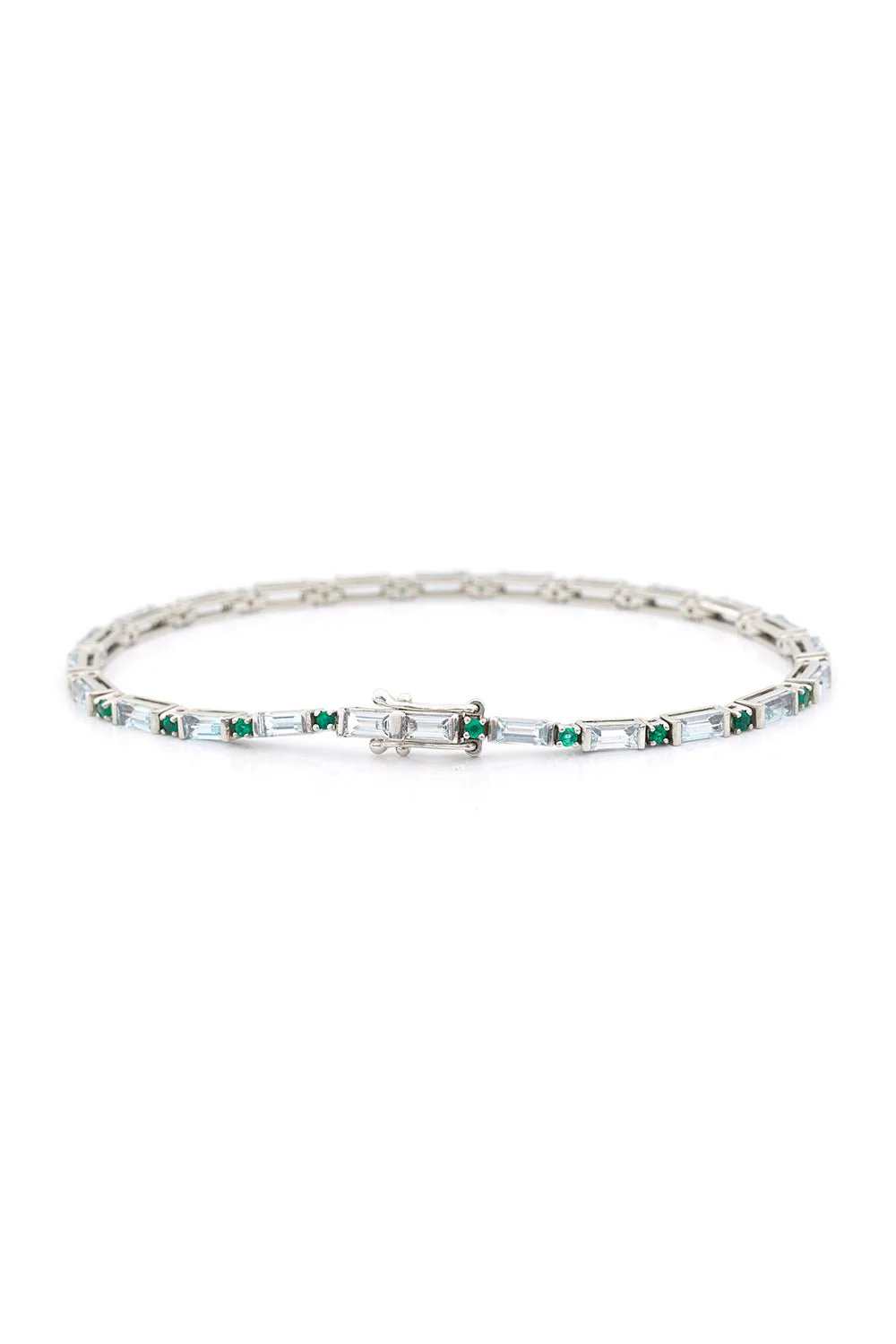 Aquamarine Emerald Spring Bracelet - Image 3