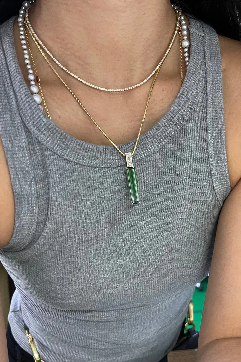 Jumbo Deco Pendant Necklace - Image 2