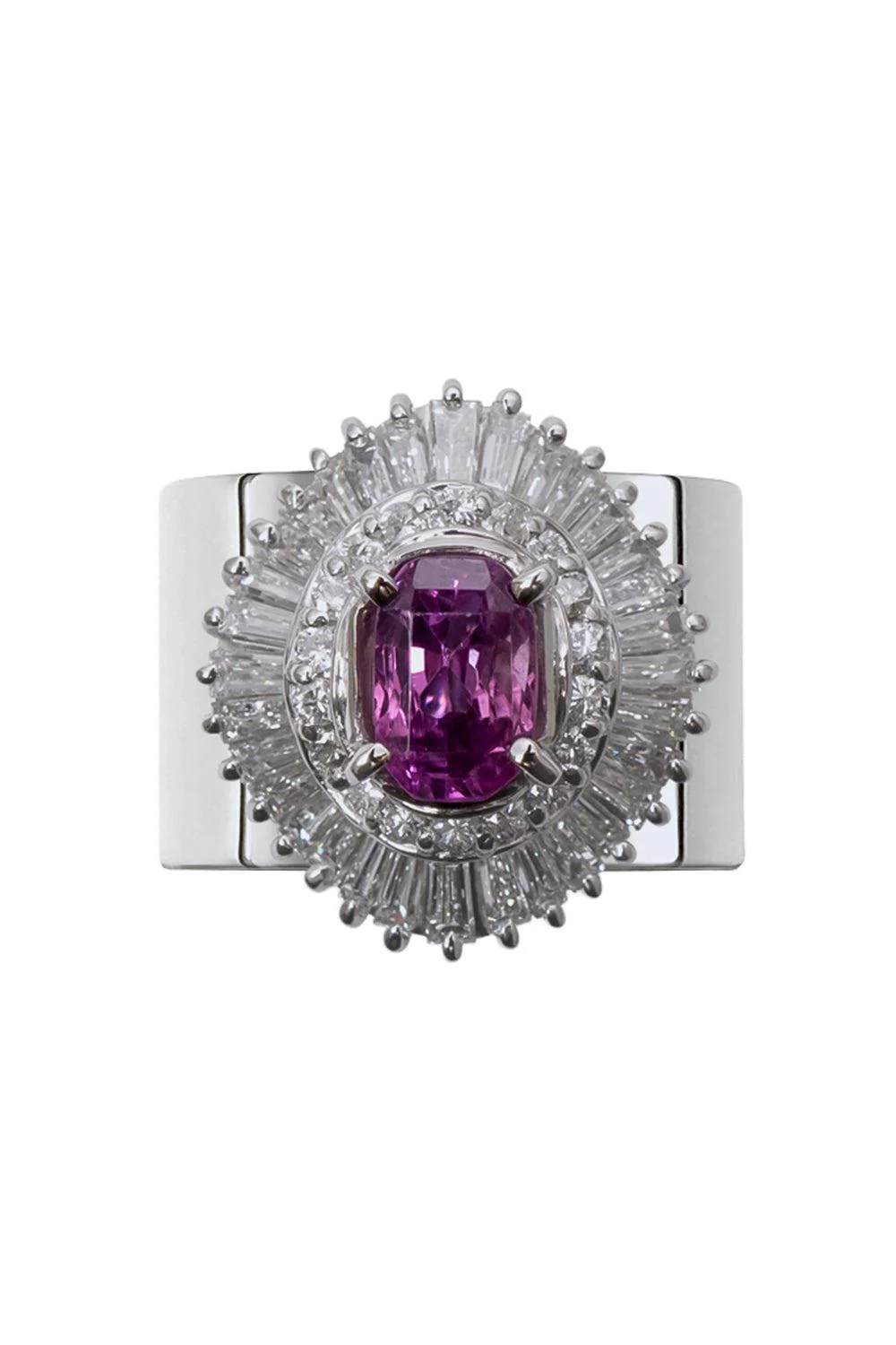 Diamond Pink Sapphire Revive Ring