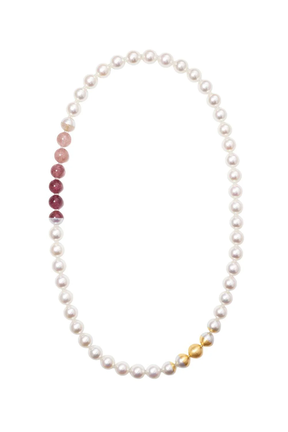 Pearl Tourmaline Necklace