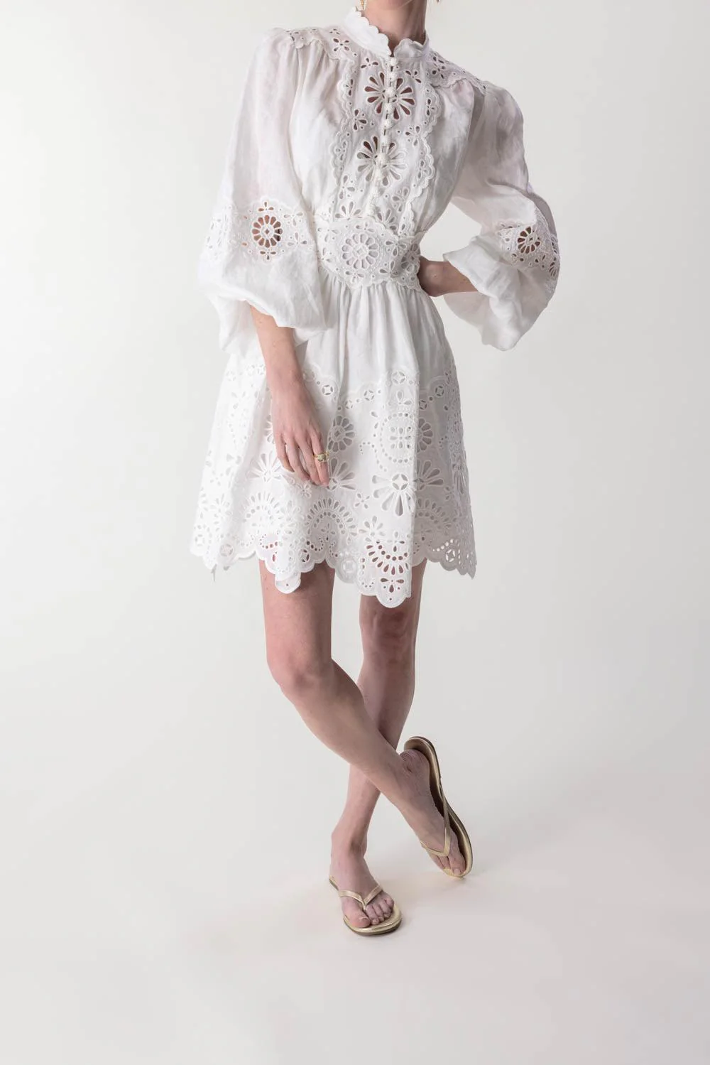 Acacia Broderie Dress - Image 2