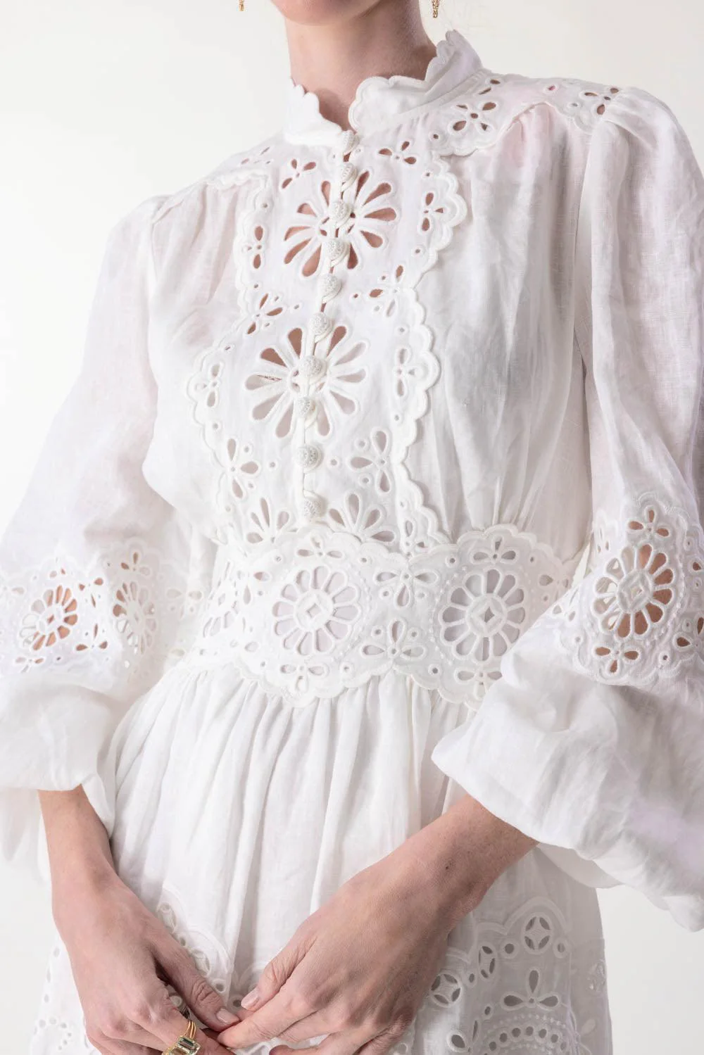 Acacia Broderie Dress - Image 3