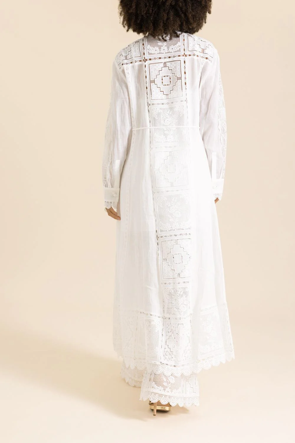 Aster Embroidered Midi Dress - Image 3