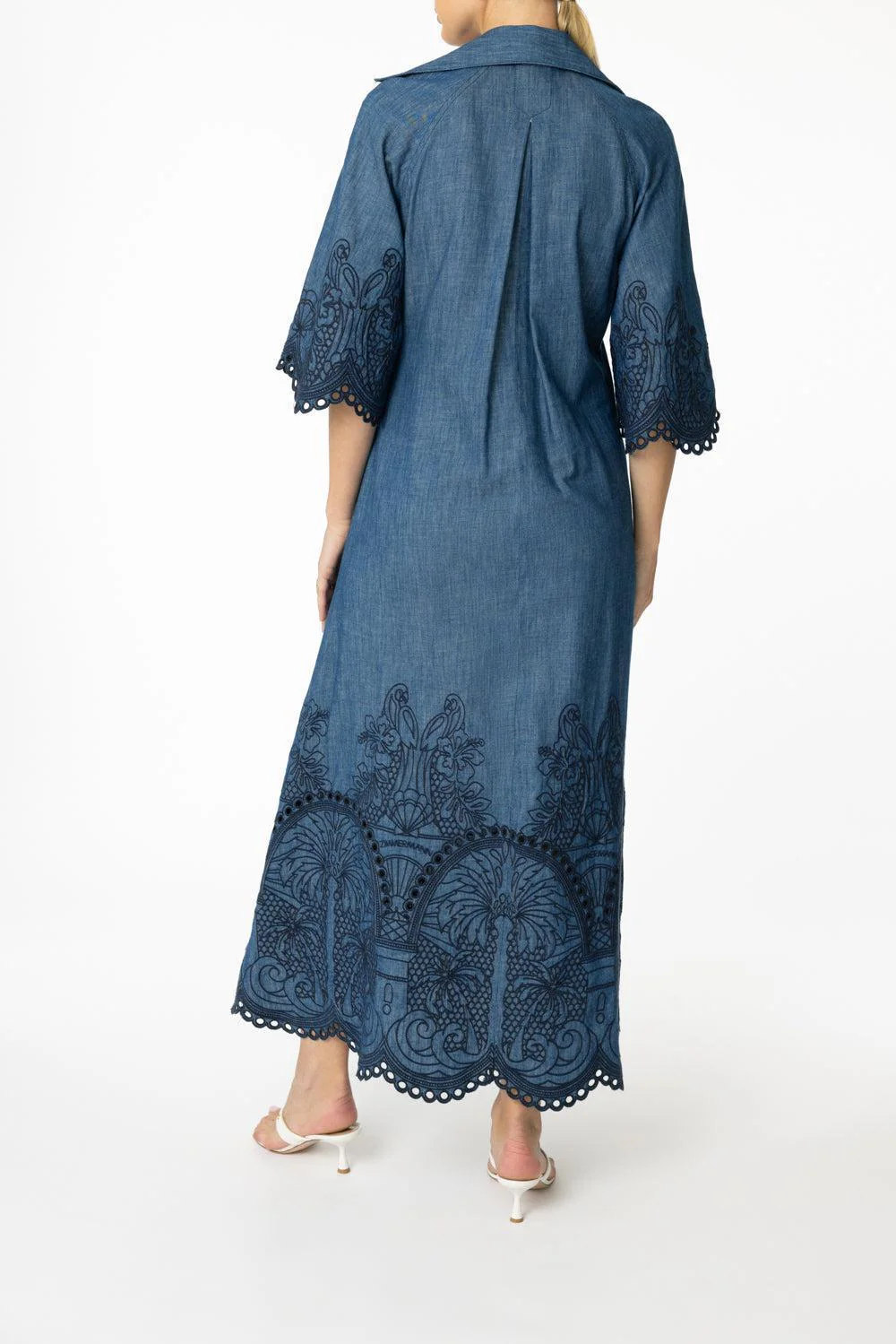Coco Embroidered Dress - Image 4