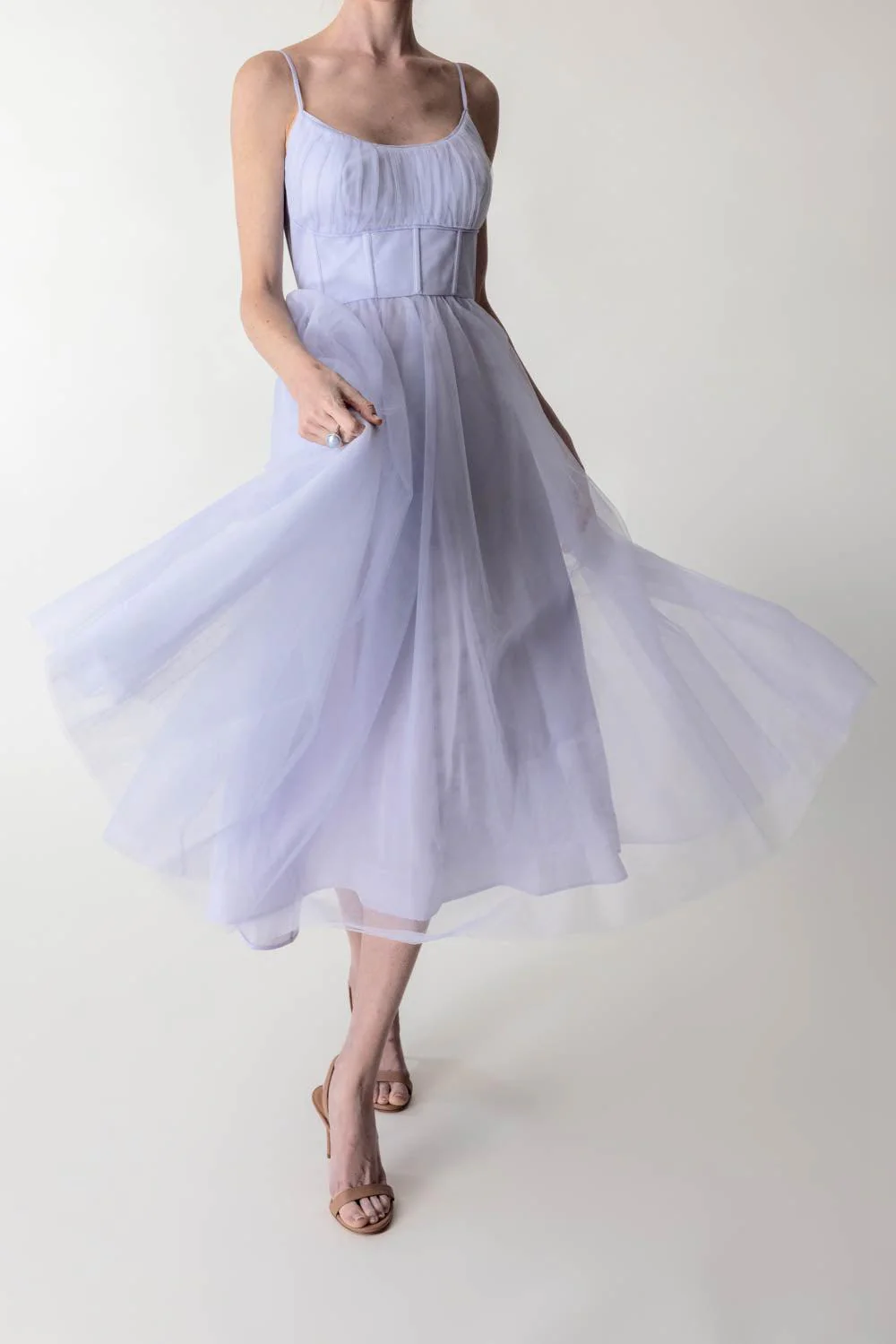 Corset Midi Dress - Image 3