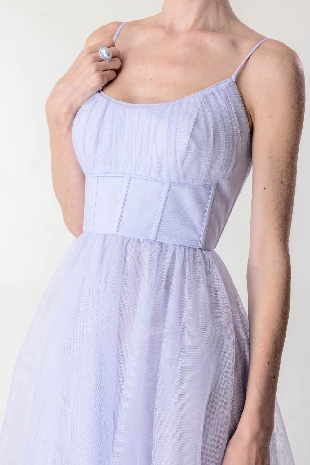 Corset Midi Dress - Image 4