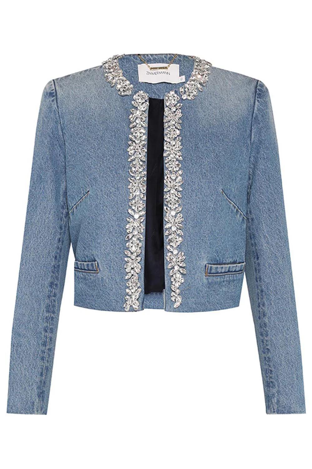 Crush Embellished Denim Jacket