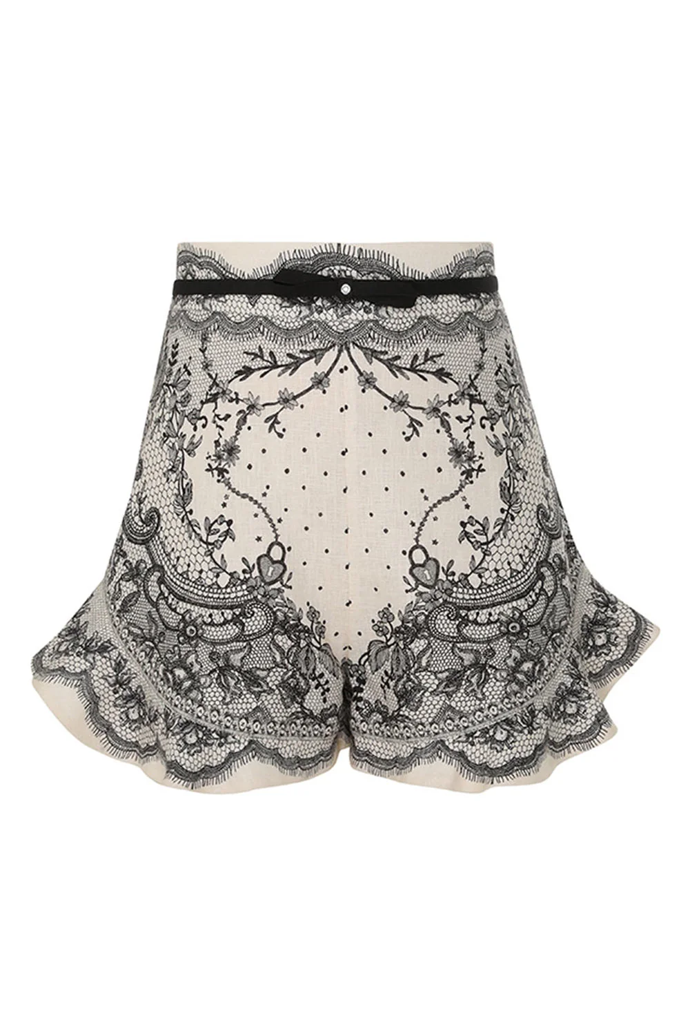 Crush Flat Front Frill Short