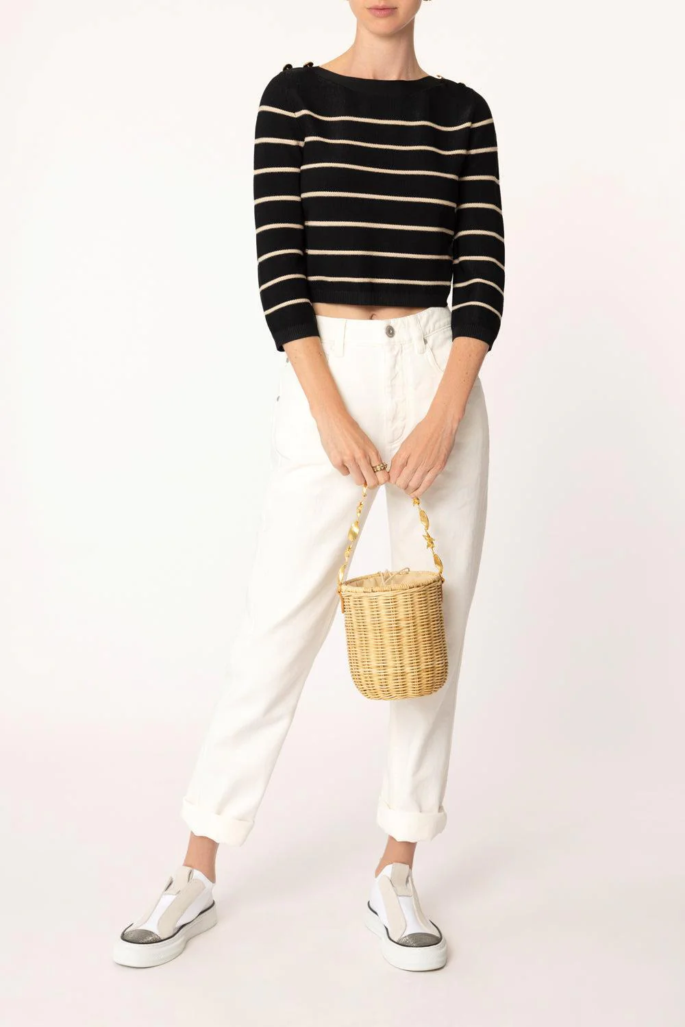 Crush Stripe Crop Top - Image 2