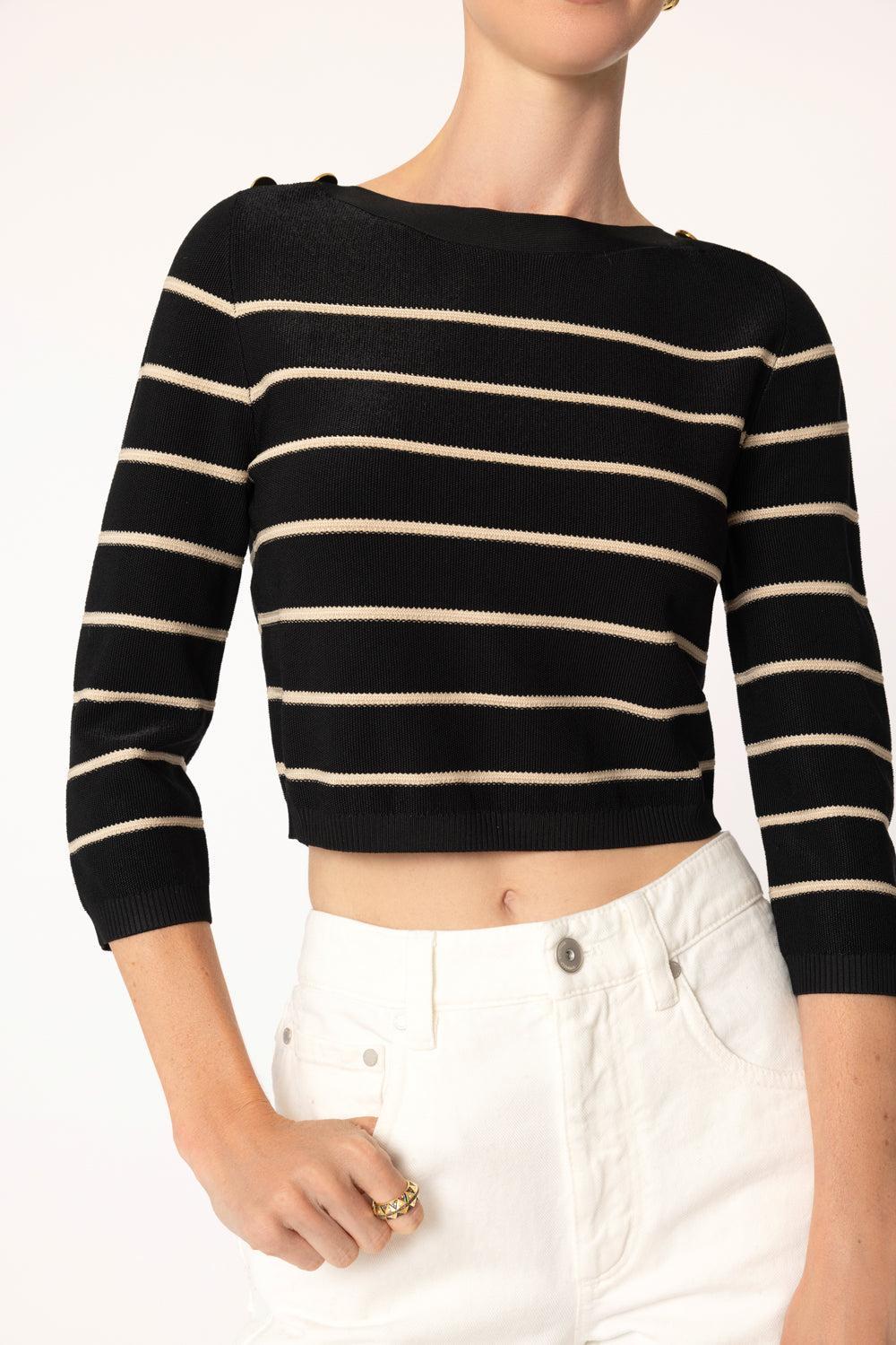 Crush Stripe Crop Top - Image 3
