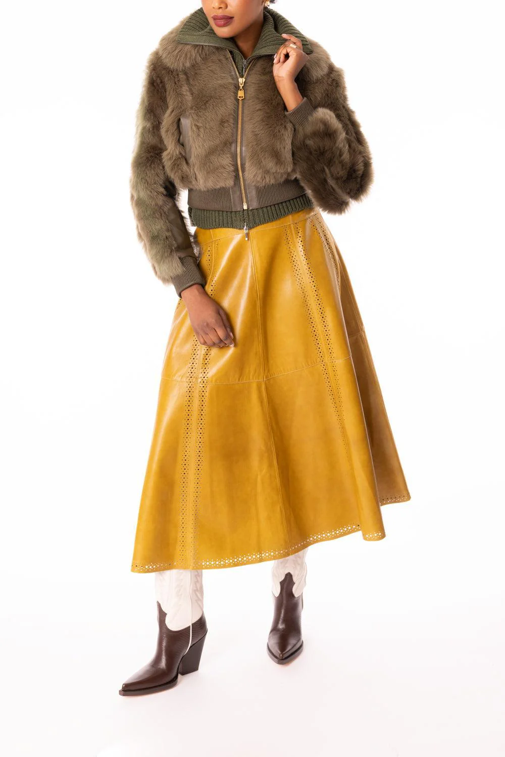 Hypnotic Shearling Bomber Jacket - Image 5