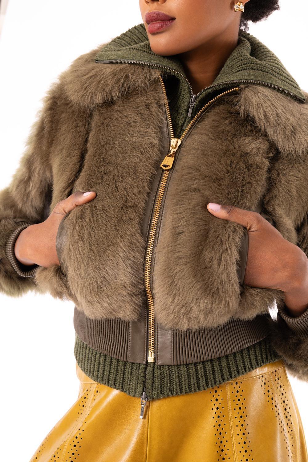 Hypnotic Shearling Bomber Jacket - Image 6