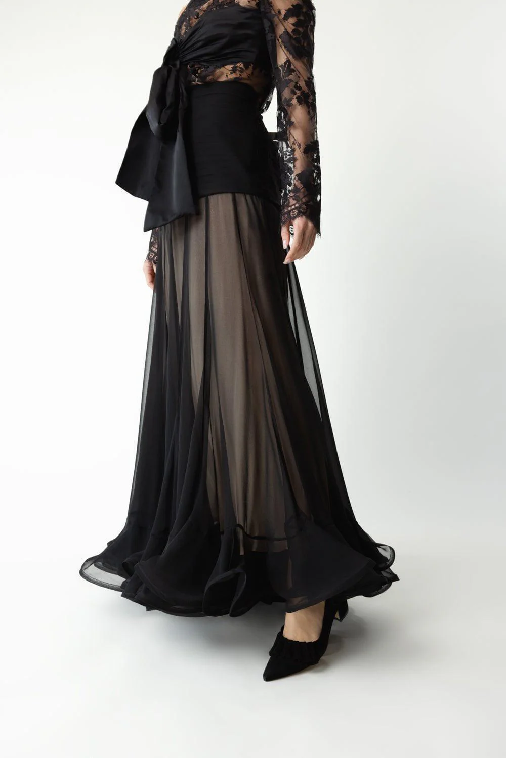 Illustration Flounce Skirt - Image 3