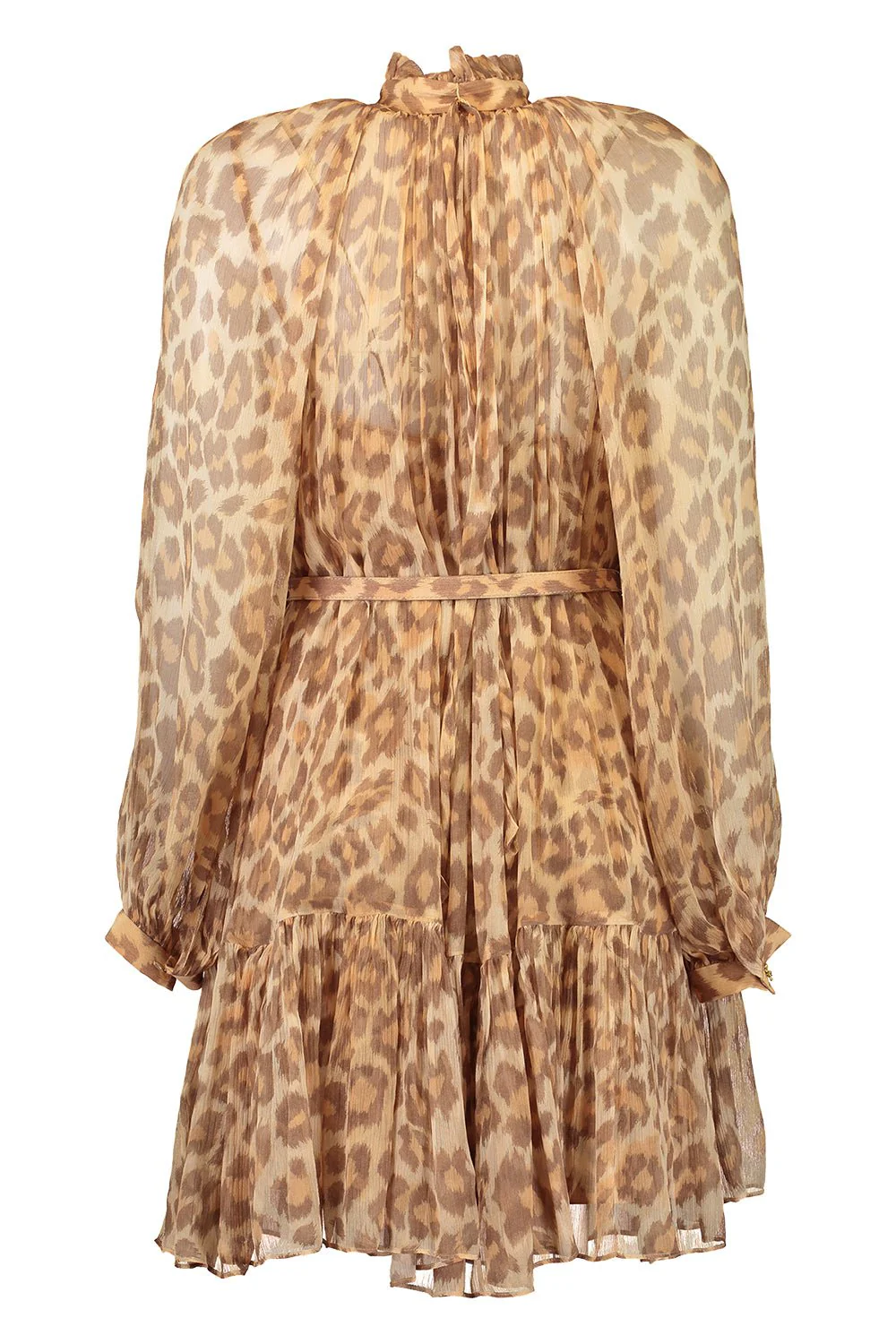 Luminosity Fluted Lantern Mini Dress - Image 4