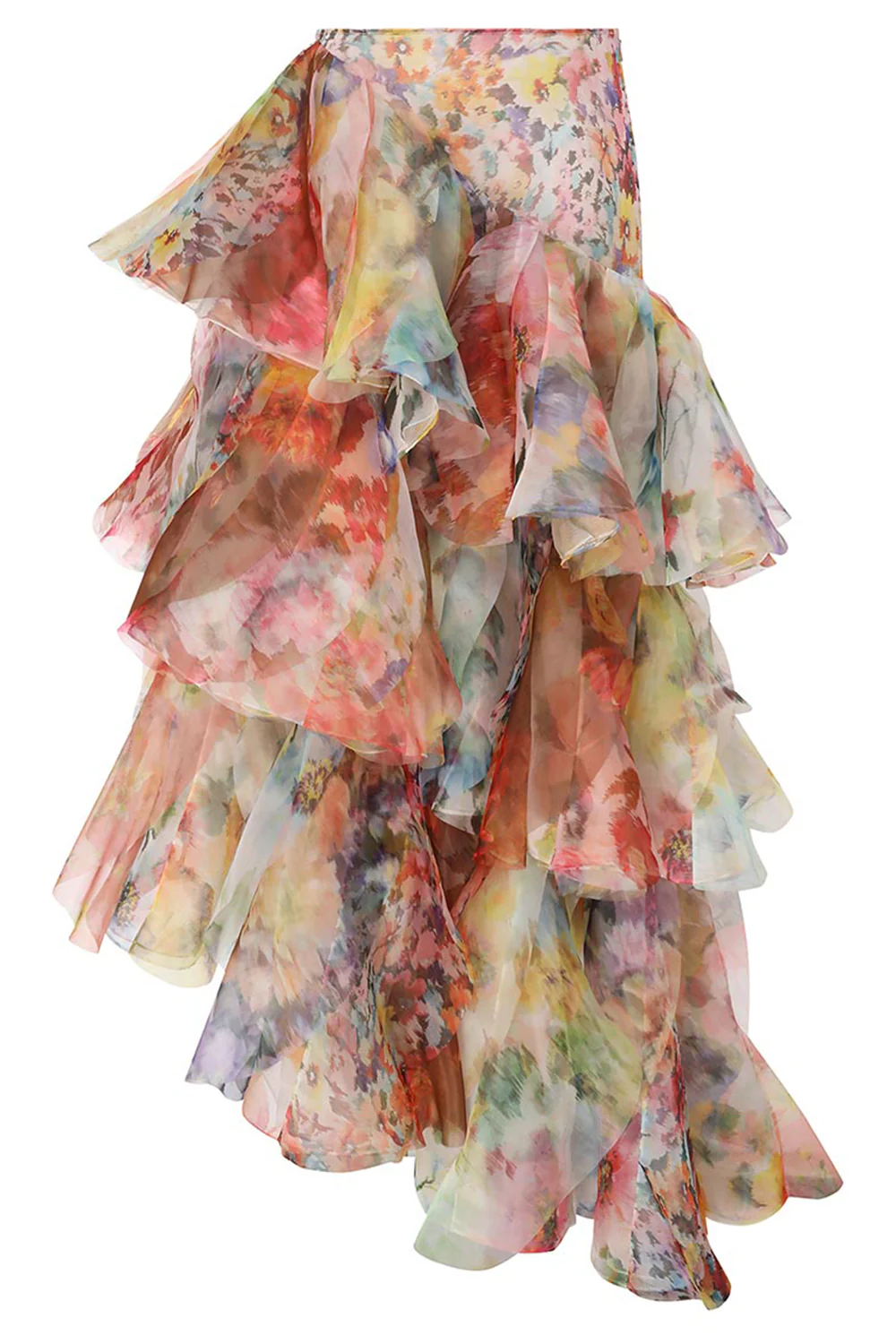 Luna Fan Maxi Skirt