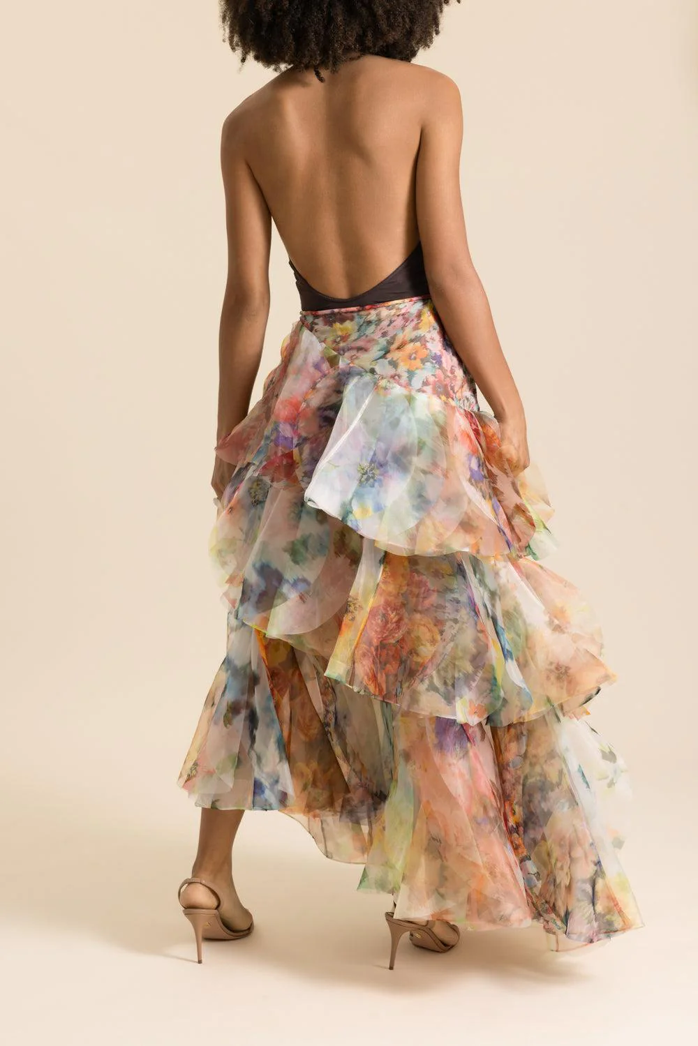 Luna Fan Maxi Skirt - Image 3