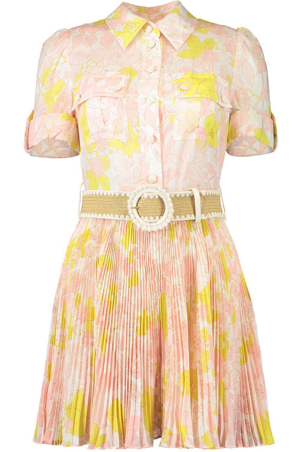 Pop Pleated Dress