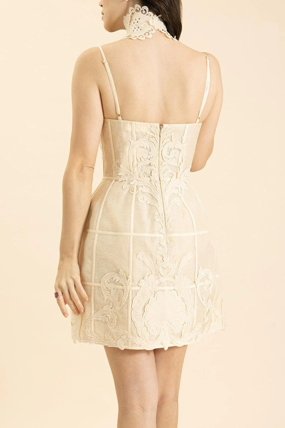 Rebellion Filigree Mini Dress - Image 4