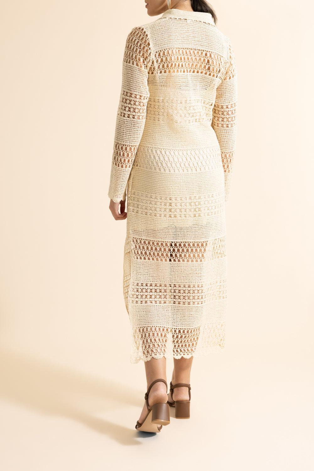 Wanderlust Sun Crochet Maxi Dress - Image 4