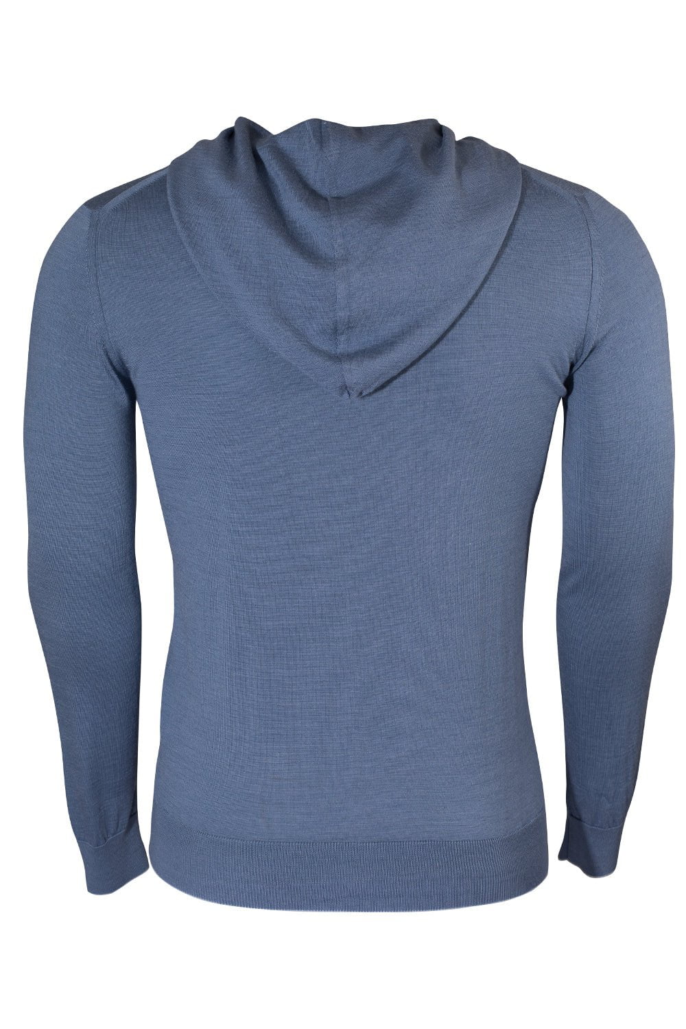 Zip Round Neck Sweater - Blue - Image 3
