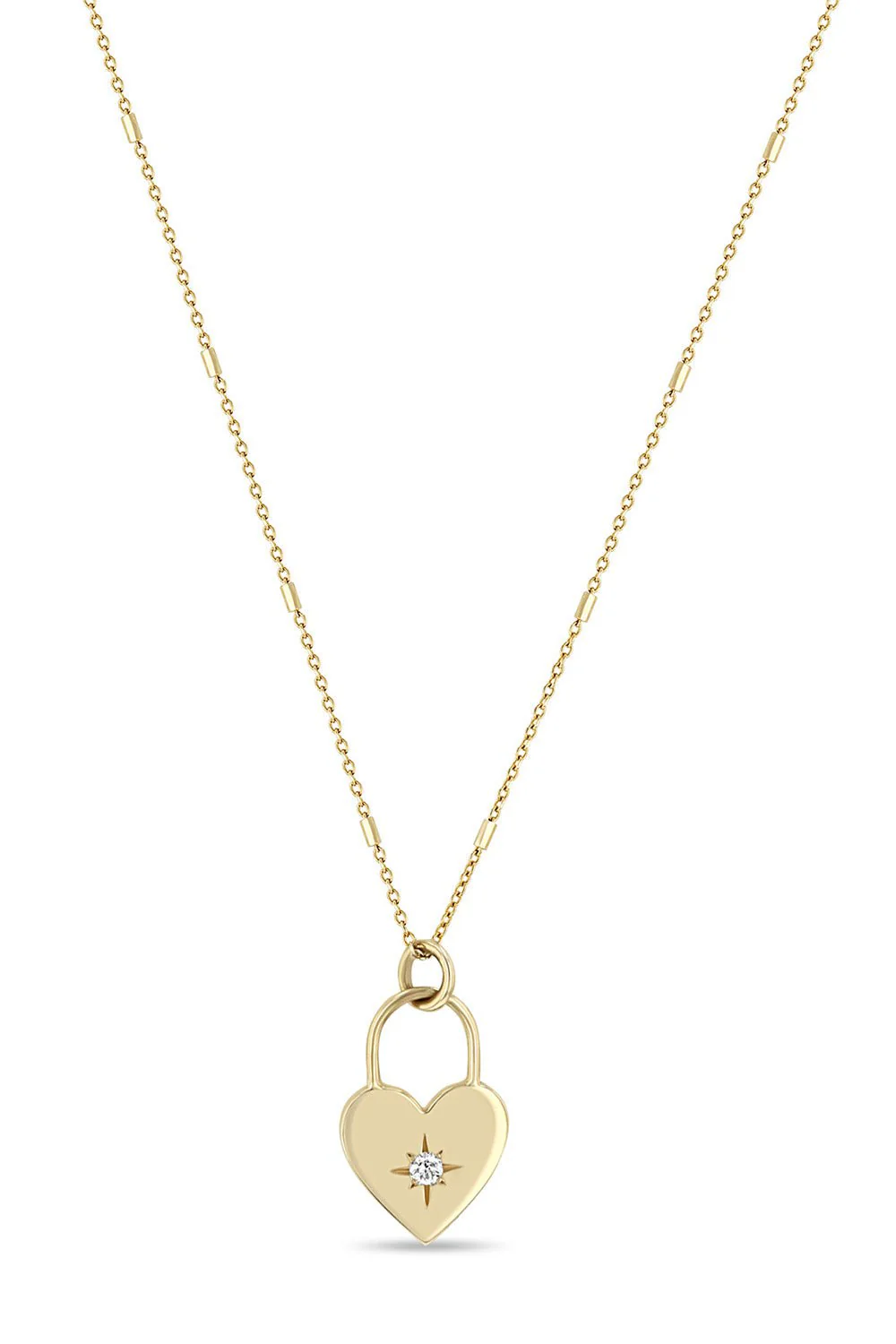 Heart Padlock Necklace
