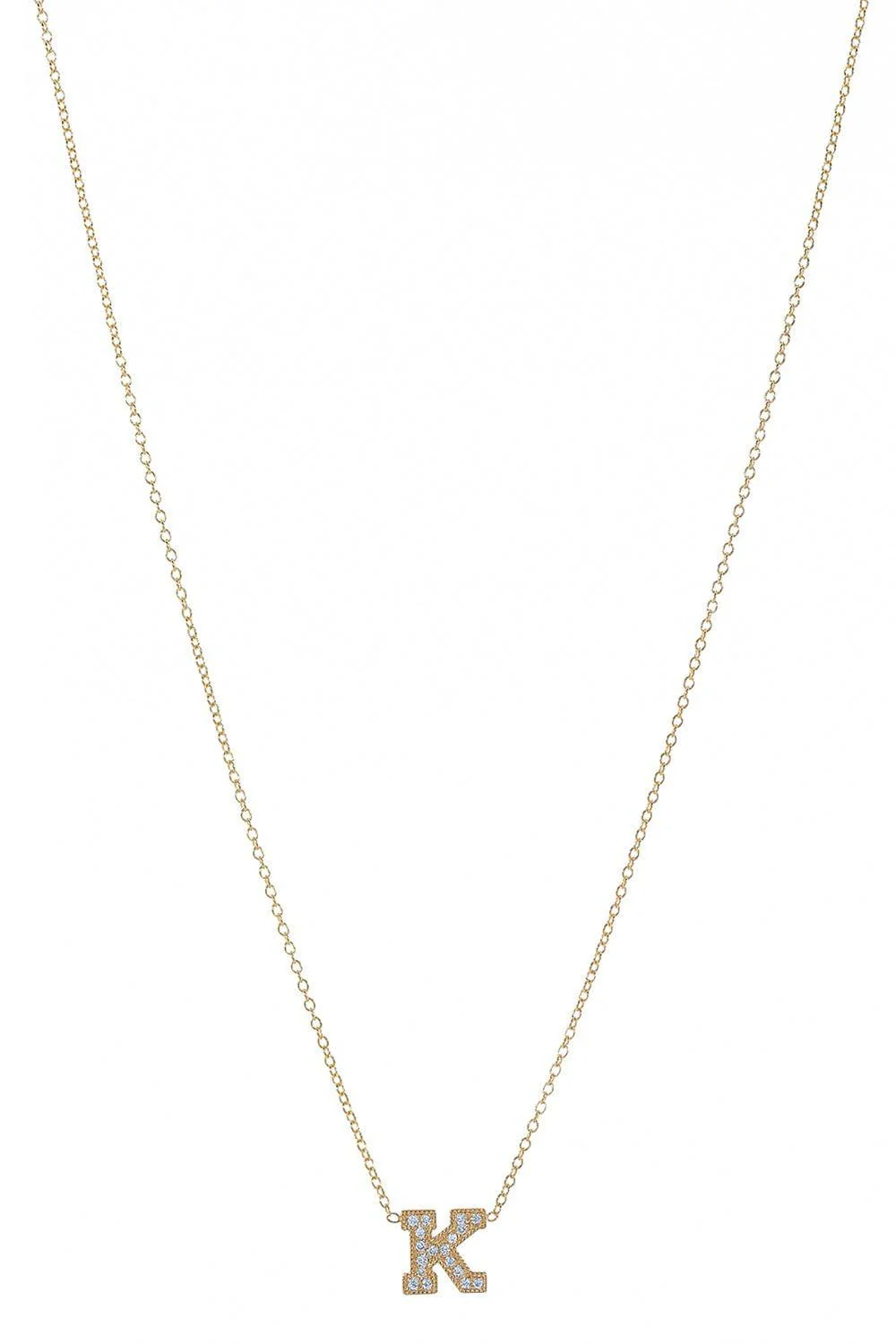 Large Initial Necklace