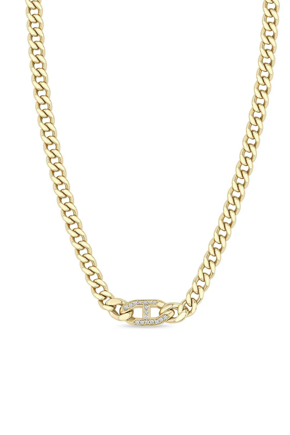 Medium Mariner Link Curb Chain Necklace