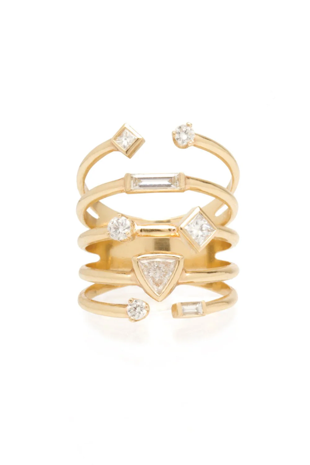 Paris Mixed Cut Diamond Ring