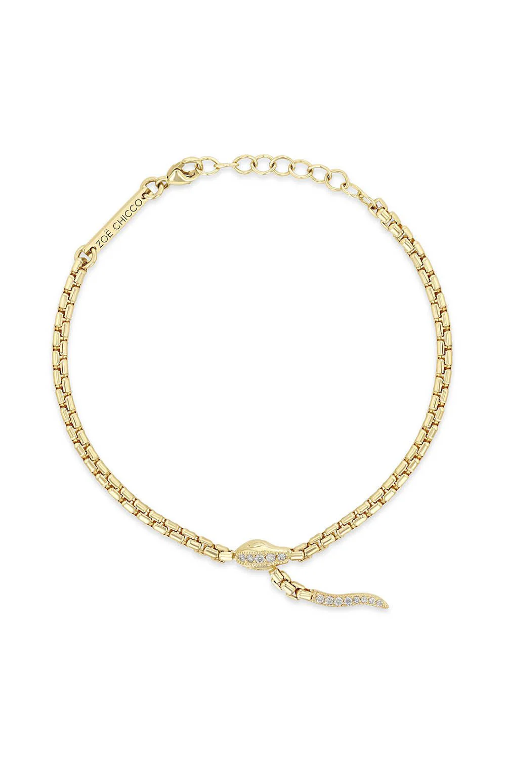 Serpent Box Chain Bracelet
